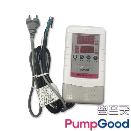 DOV-887/꼼꼼이 히트펌프 전용 온도조절기(3P,센서X)/냉각기 사용금지/대일정품