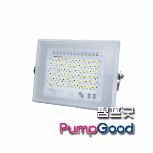 LED투광등/DC24V 50W 주광색/방수투광등(IPX8)/선박,냉동창고 조명