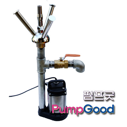 미이라젯트분수세트(1마력펌프+미이라젯트노즐(32A)배관)/(대형,실외,연못,정원)분수/펌프전선연장 옵션선택